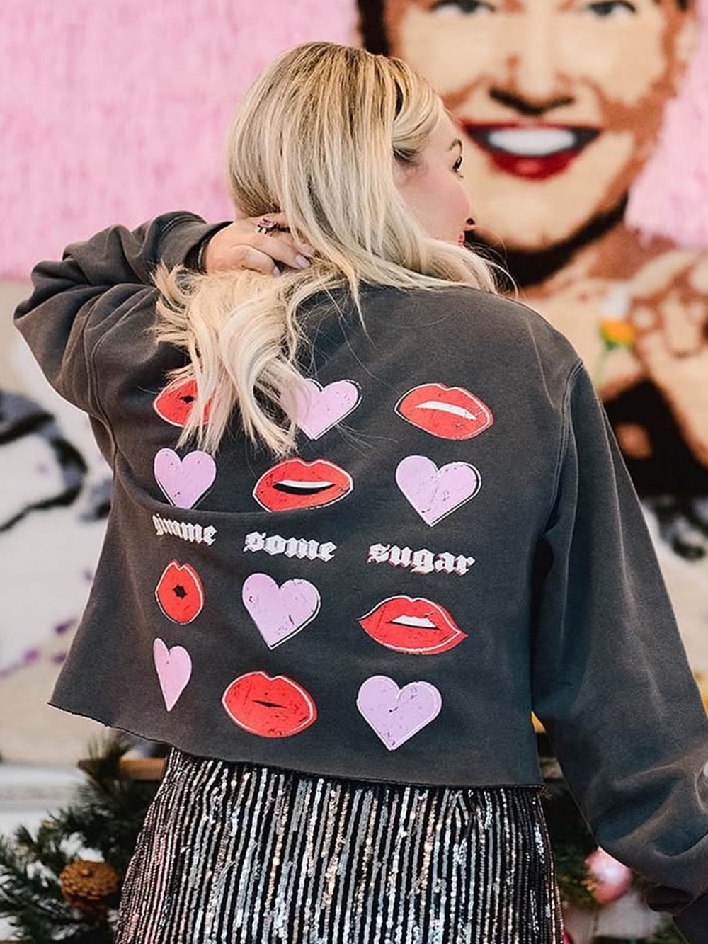 Living Fully Gimme Some Sugar sweatshirt